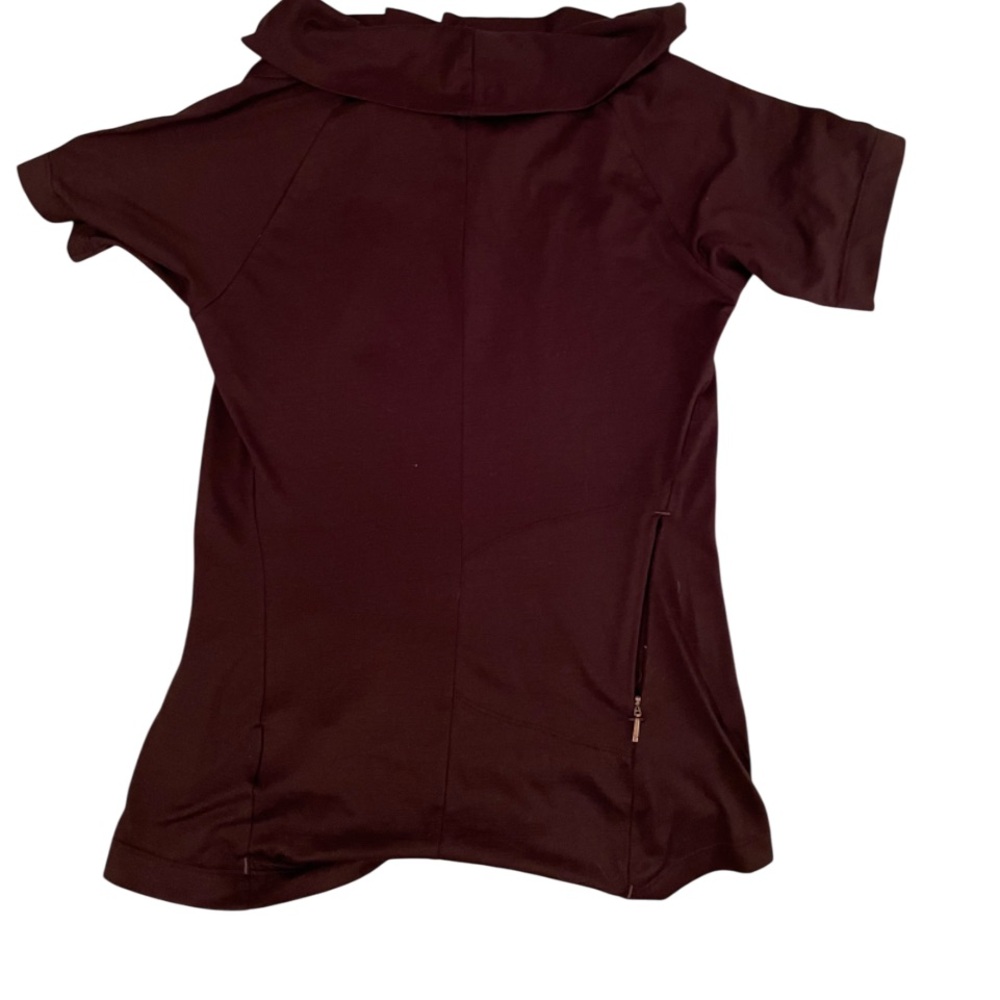 Arc'teryx Cowl Neck Mid Sleeve Women's Top Black size medium - Picture 4 of 8
